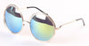 Elegant Round Wire Frame Sunglasses