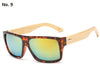 Original Wood Design Mirror Sunglasses