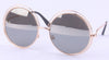 Elegant Round Wire Frame Sunglasses