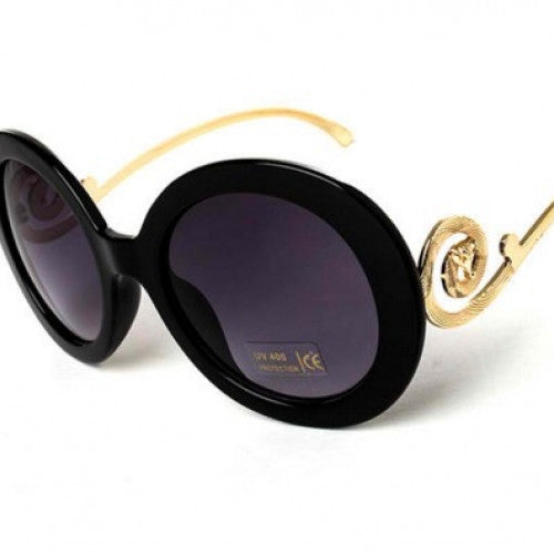 Vintage Round Big Frame Sunglasses