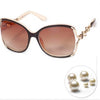 Pearl Oval Women Sunglasses