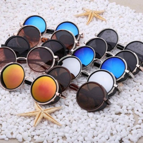 Side Visor Circle Lens Sunglasses