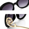 Vintage Round Big Frame Sunglasses