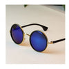 Retro Roundness Colour Sunglasses