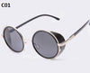 Side Visor Circle Lens Sunglasses