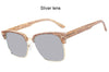 Plastic Wood Frame Sunglasses