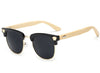 Half Frame Wooden Handmade Sunglasses