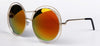 Elegant Round Wire Frame Sunglasses