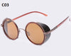 Side Visor Circle Lens Sunglasses