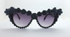 Fashion Flower Pearl Frame Sunglasses