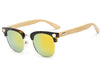 Half Frame Wooden Handmade Sunglasses