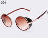 Side Visor Circle Lens Sunglasses