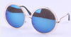 Elegant Round Wire Frame Sunglasses