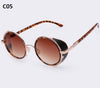 Side Visor Circle Lens Sunglasses