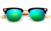 Half Frame Wooden Handmade Sunglasses