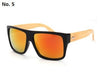 Original Wood Design Mirror Sunglasses