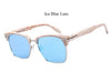 Plastic Wood Frame Sunglasses