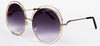 Elegant Round Wire Frame Sunglasses