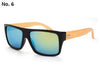 Original Wood Design Mirror Sunglasses