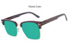 Plastic Wood Frame Sunglasses