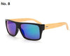 Original Wood Design Mirror Sunglasses